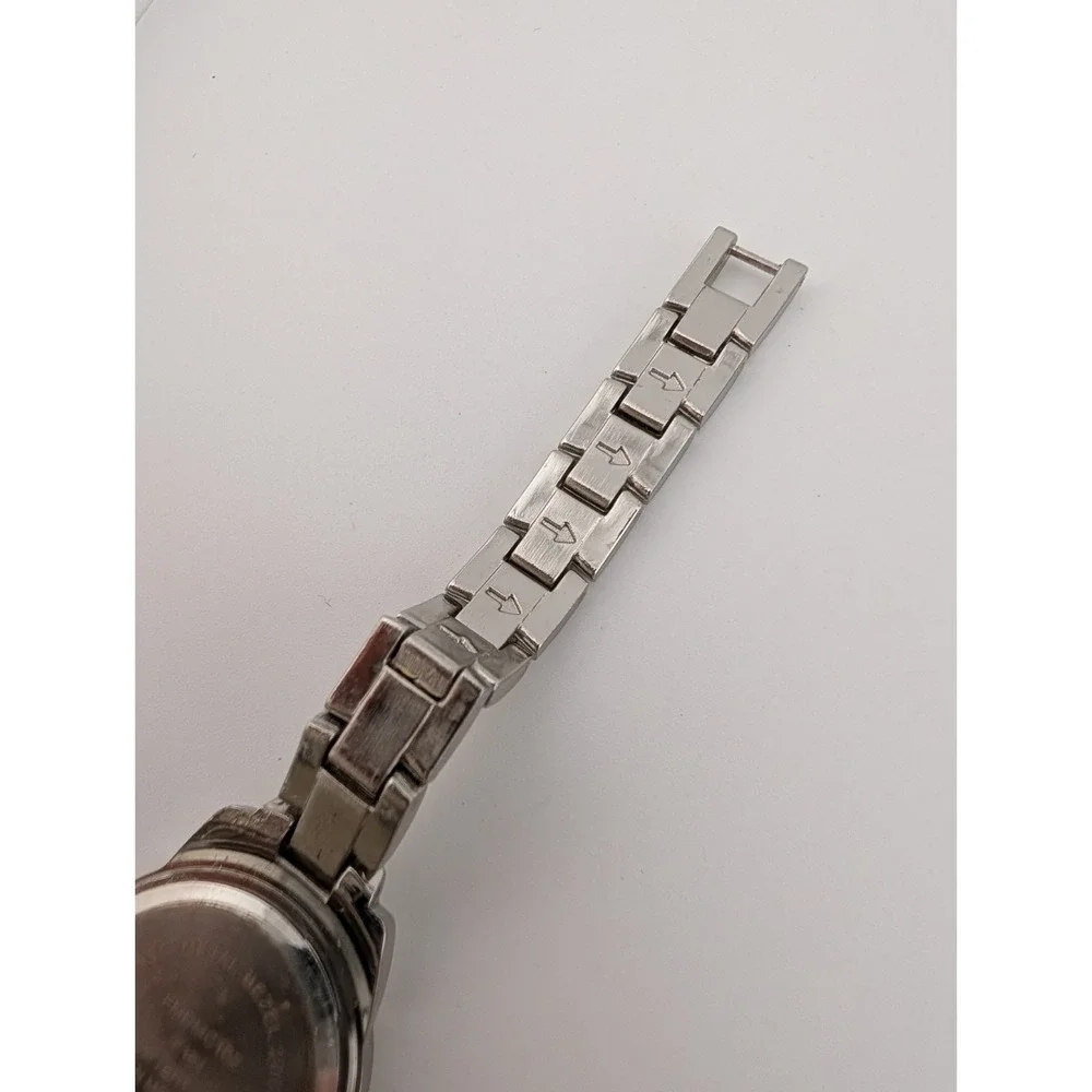 Women's Quartz Watch 27mm Case Rhinestone Bezel‎ Two Tone 7